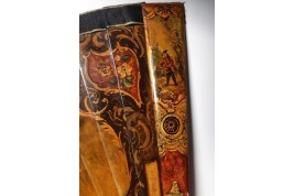 Hunting day, 19th century fan