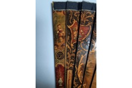 Hunting day, 19th century fan