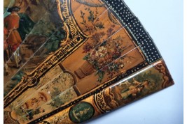 Hunting day, 19th century fan