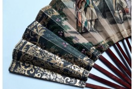 Dance and bullfighting, fan circa 1840-50