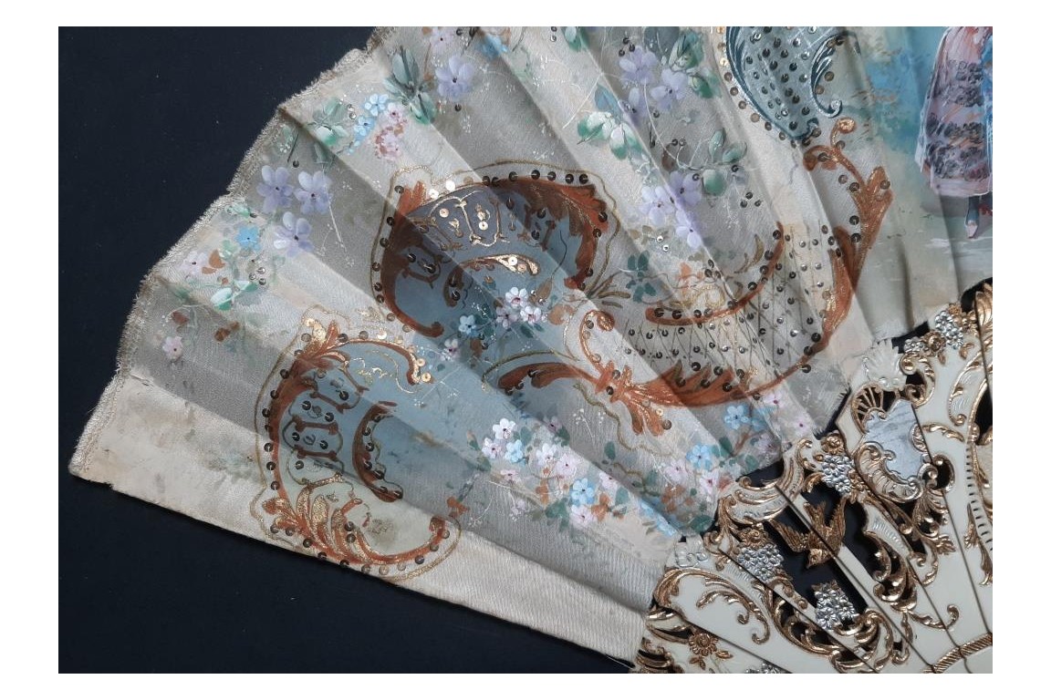 Connivence sororal, fan circa 1900