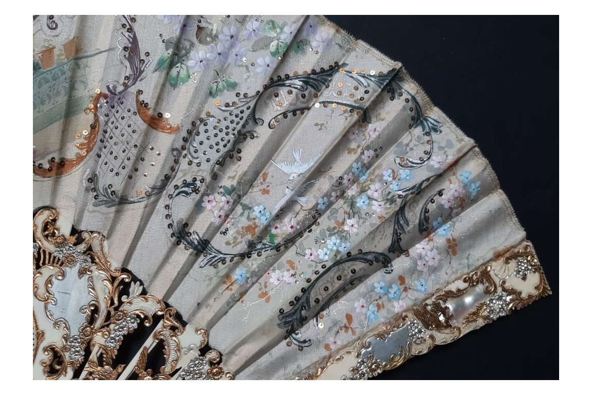 Connivence sororal, fan circa 1900