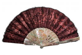 The dream life of angels, late 19th century fan