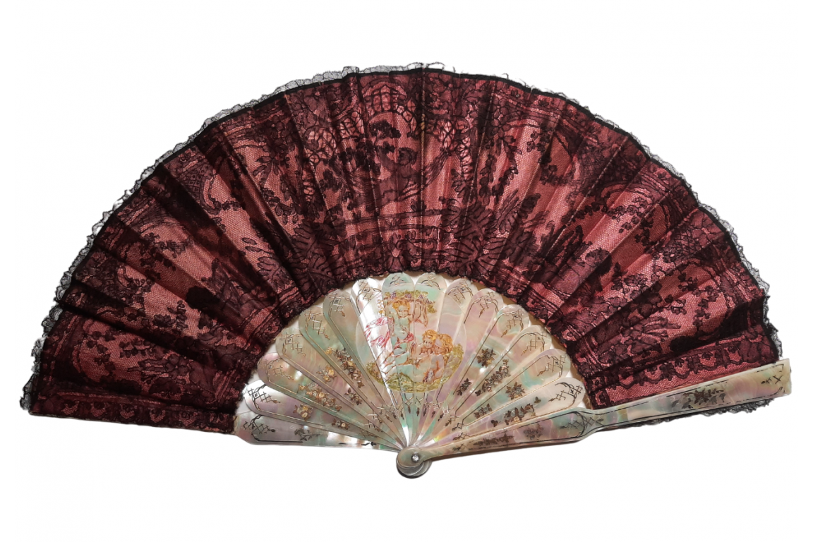 The dream life of angels, late 19th century fan