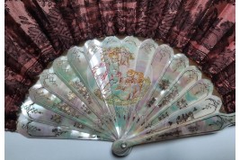 The dream life of angels, late 19th century fan