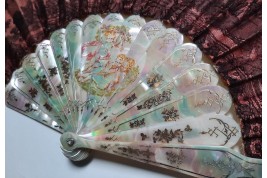 The dream life of angels, late 19th century fan