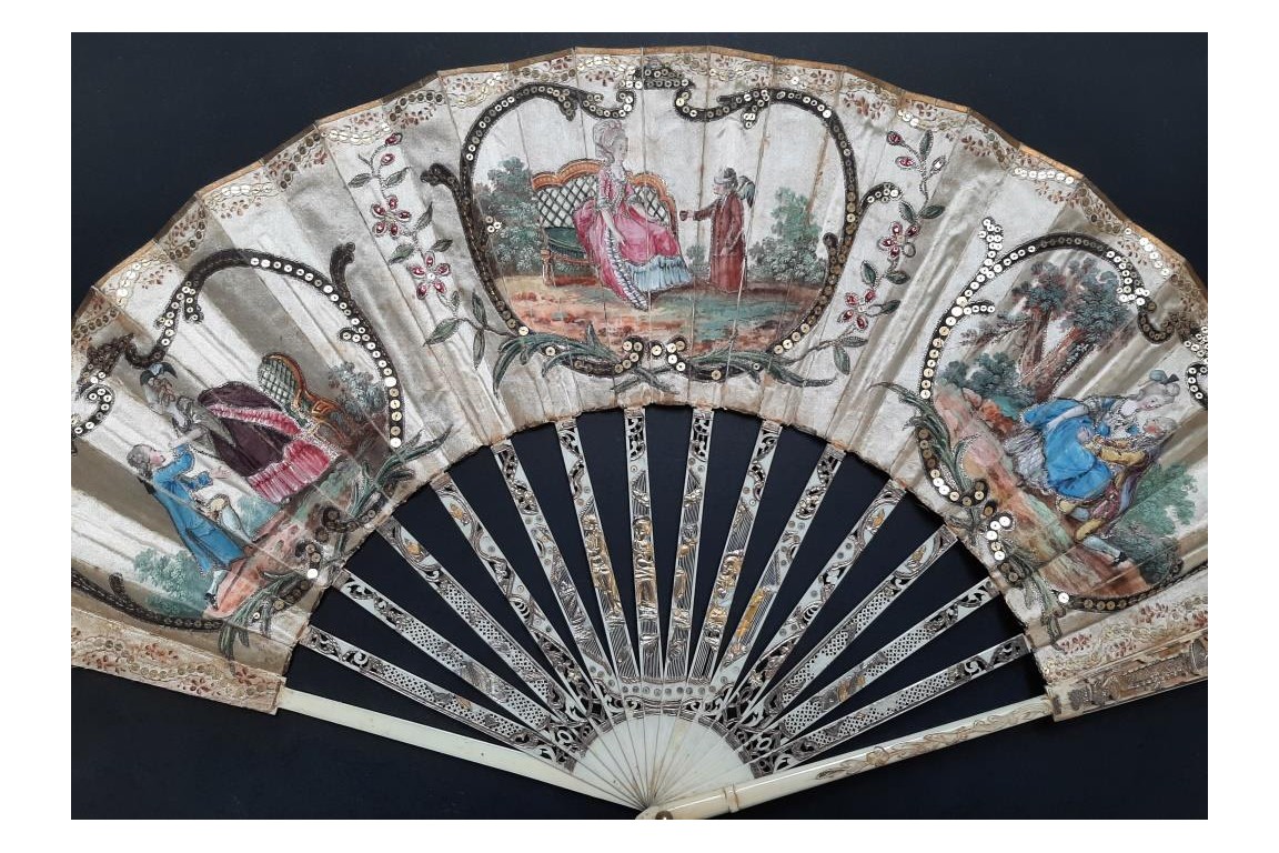 The elixir of love, fan circa 1770-80