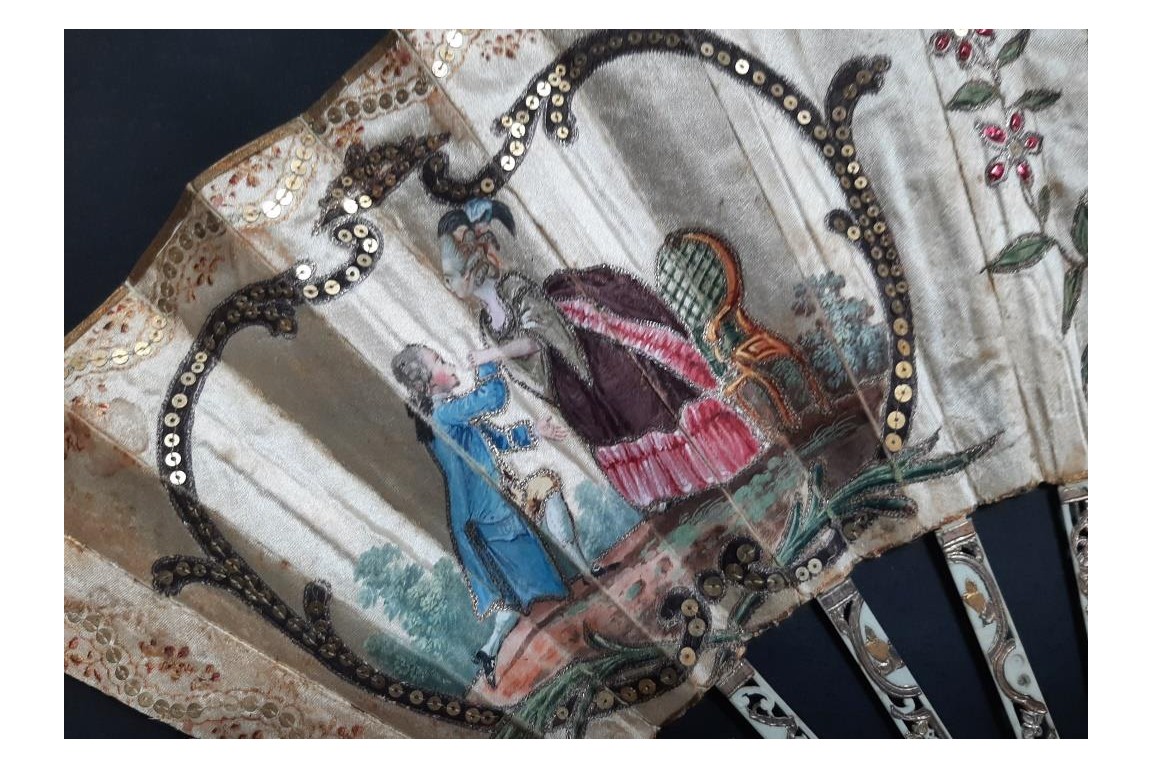 The elixir of love, fan circa 1770-80