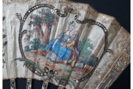The elixir of love, fan circa 1770-80