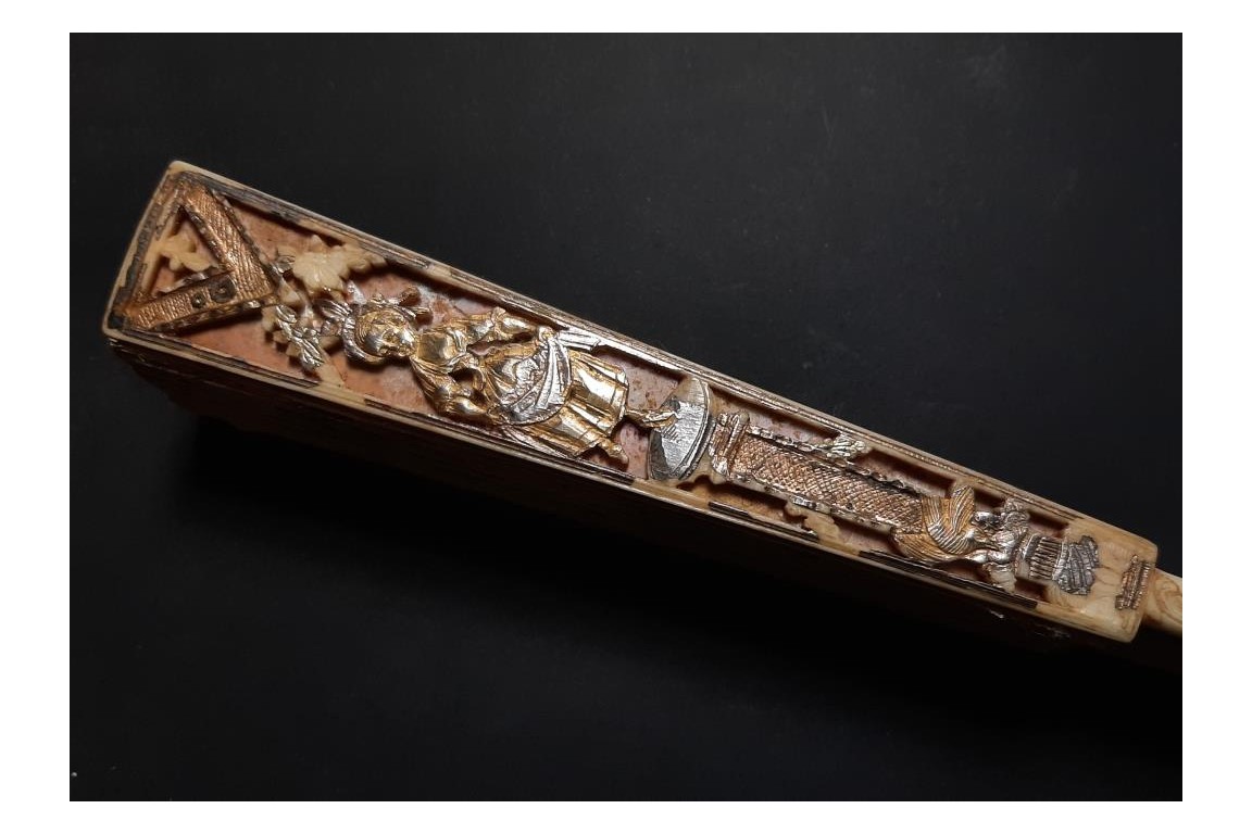L’élixir d’amour, éventail vers 1770-80
