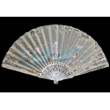 Cherubs contemplating Beauty, fan by Vanoni for Kees circa 1880-1900