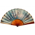 Dawn angels, fan by Marie Dumas late 19th century