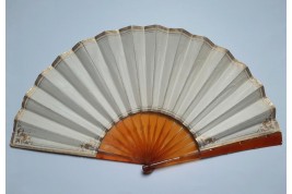 Dawn angels, fan by Marie Dumas late 19th century