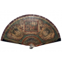 Dance of lovers, fan circa 1900
