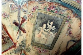 Dance of lovers, fan circa 1900