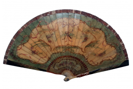 Dance of lovers, fan circa 1900