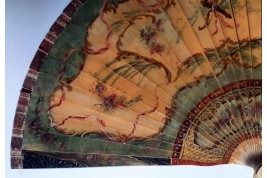 Dance of lovers, fan circa 1900