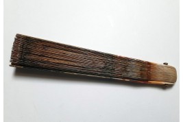 La danse des amoureux, éventail vers 1900