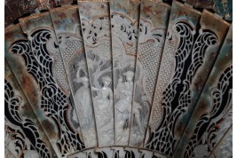 Diana's love for Endymion, fan circa 1750