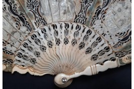 Diana's love for Endymion, fan circa 1750