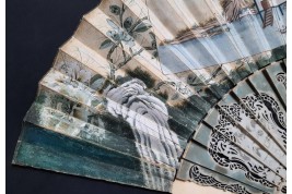 Diana's love for Endymion, fan circa 1750
