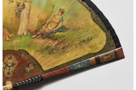 To the rhythm of love, fan circa 1900