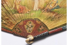 To the rhythm of love, fan circa 1900