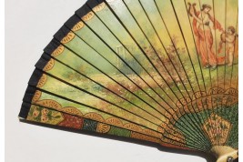 To the rhythm of love, fan circa 1900