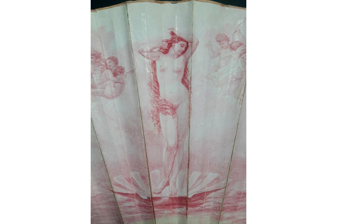 La naissance de Vénus, éventail vers 1880