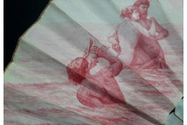 La naissance de Vénus, éventail vers 1880