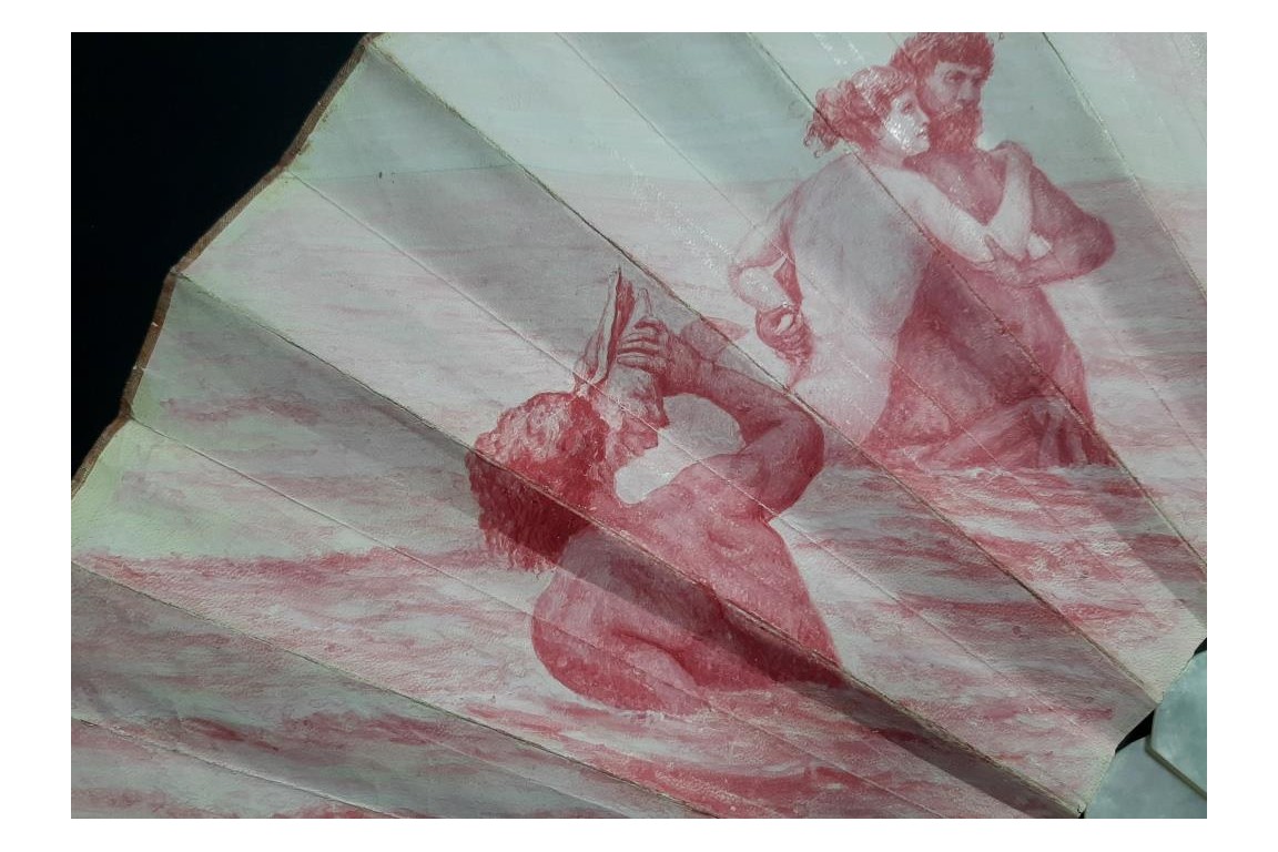 La naissance de Vénus, éventail vers 1880