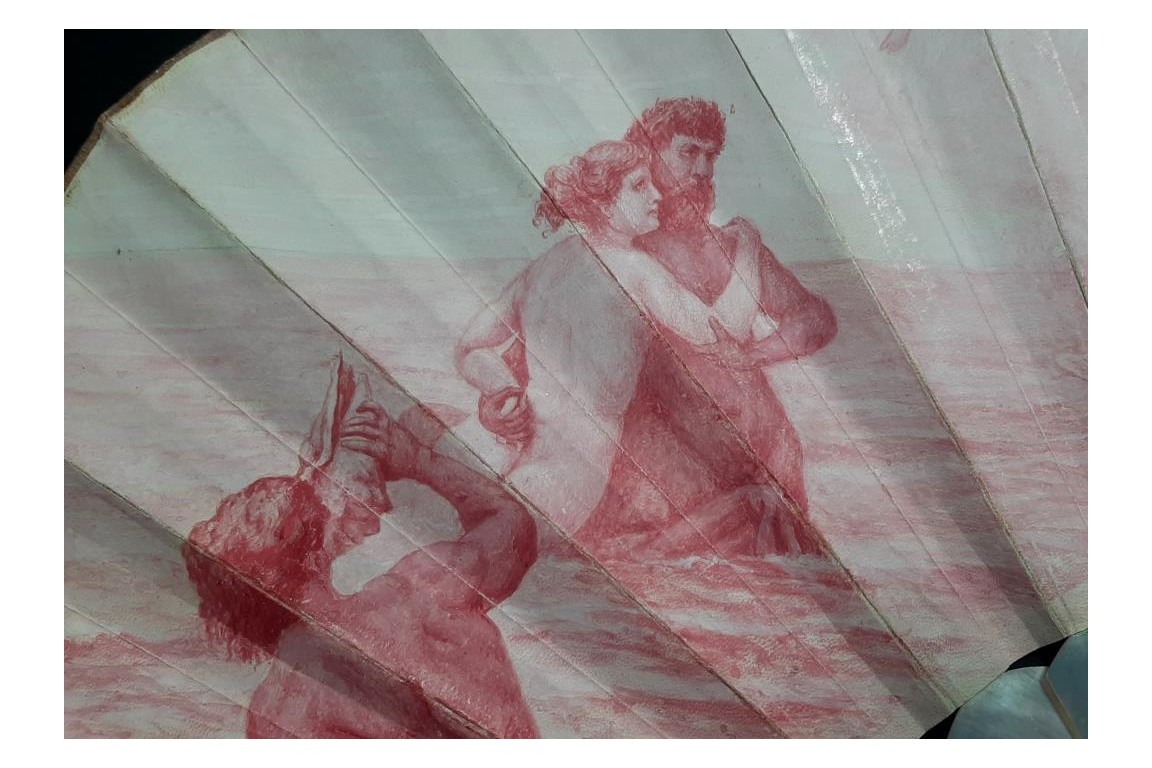 La naissance de Vénus, éventail vers 1880