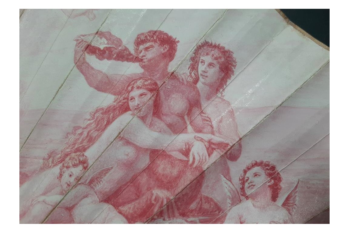 La naissance de Vénus, éventail vers 1880