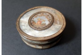 Turtledoves, snuffbox late 18th century