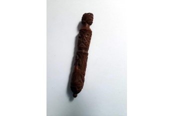 Sincere and faithful love needle case, late 18th or early 19th century