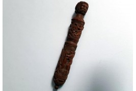 Sincere and faithful love needle case, late 18th or early 19th century