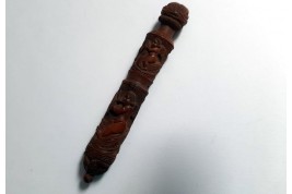 Sincere and faithful love needle case, late 18th or early 19th century