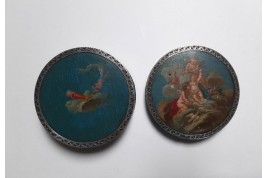 Putti jouant dans un nuage, tabatière fin XVIIIeme