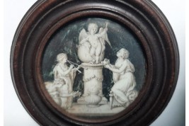 Offrandes à l’amour, miniature fin XVIII ou début XIXème