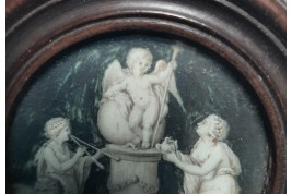 Offrandes à l’amour, miniature fin XVIII ou début XIXème
