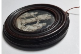 Offrandes à l’amour, miniature fin XVIII ou début XIXème