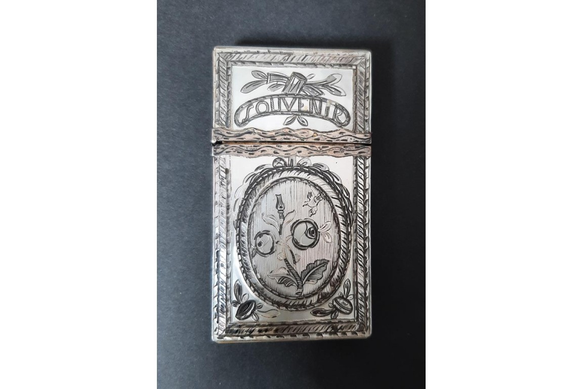 Souvenir d'amitié, dance card,  18th or 19th century