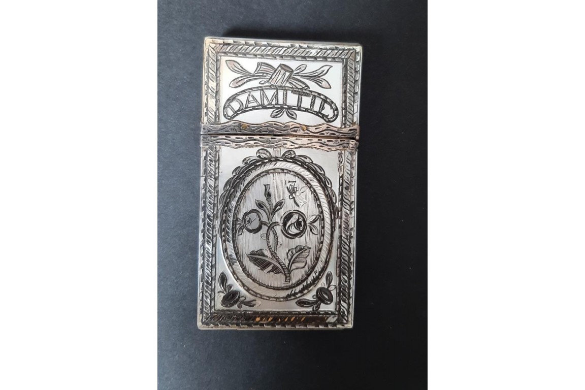 Souvenir d'amitié, dance card,  18th or 19th century