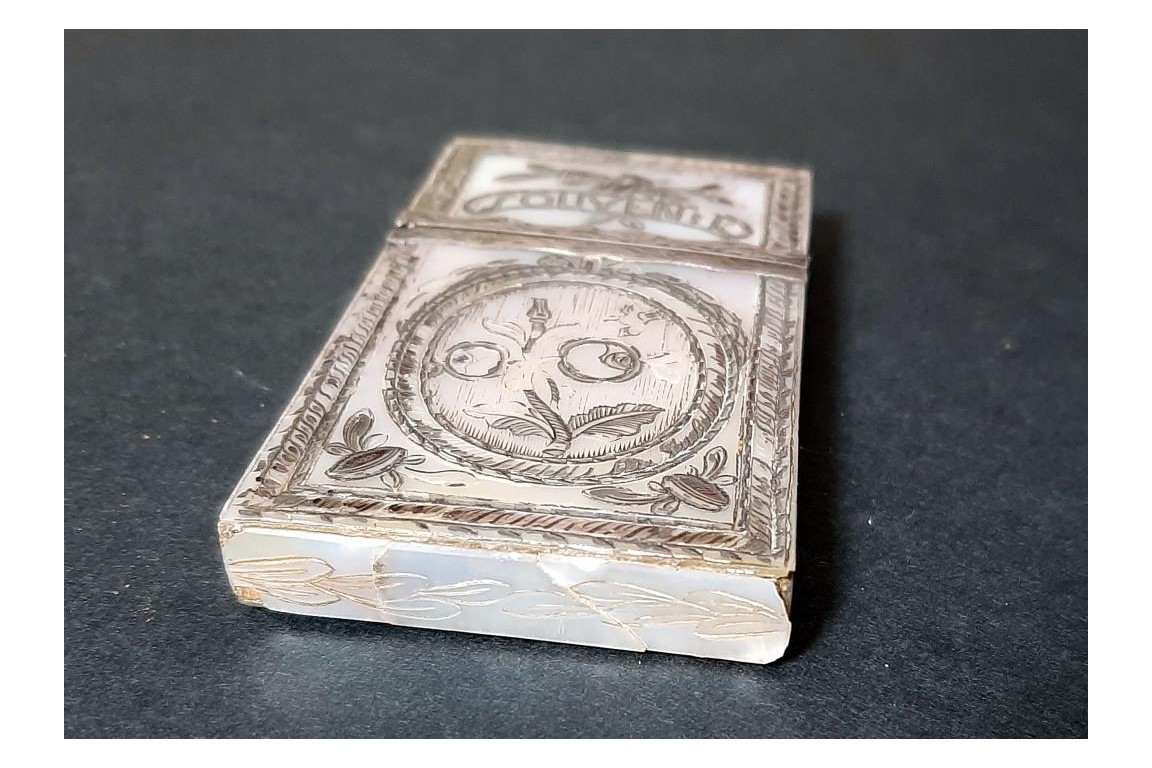 Souvenir d'amitié, dance card,  18th or 19th century