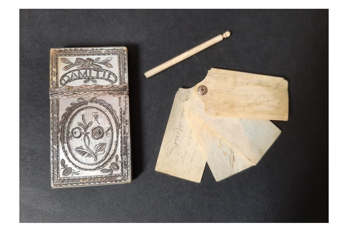 Souvenir d'amitié, dance card,  18th or 19th century