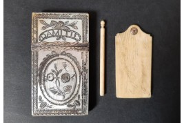 Souvenir d'amitié, dance card,  18th or 19th century