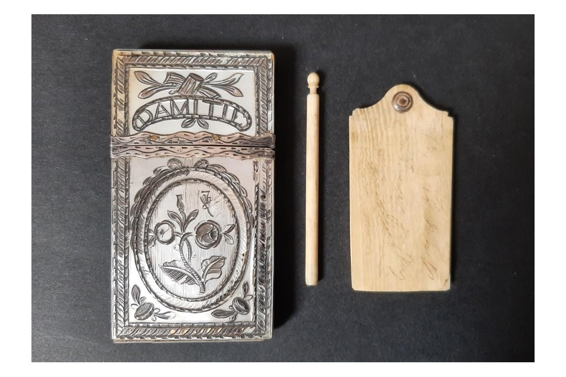Souvenir d'amitié, dance card,  18th or 19th century