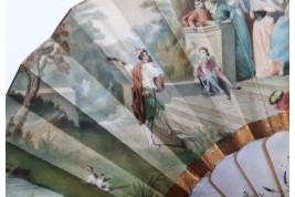 Souvenir de l'Exposition Universelle de 1855, éventail d'après Hervy pour Alexandre