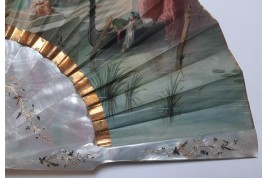 Souvenir de l'Exposition Universelle de 1855, éventail d'après Hervy pour Alexandre