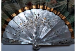 Souvenir de l'Exposition Universelle de 1855, éventail d'après Hervy pour Alexandre
